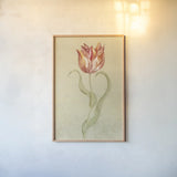 Dancing Bulbs V by Cheri Blum. shown as a paper print in a natural frame. Available as a archival giclee rolled canvas, fine art paper, or poster print. SKU 8263h.
