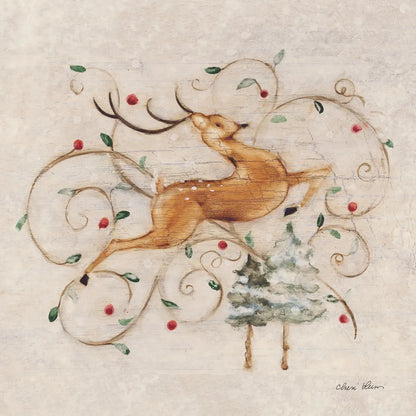 Deer I by Cheri Blum. SKU 90377a. Archival Giclee Fine art print for wall decor.