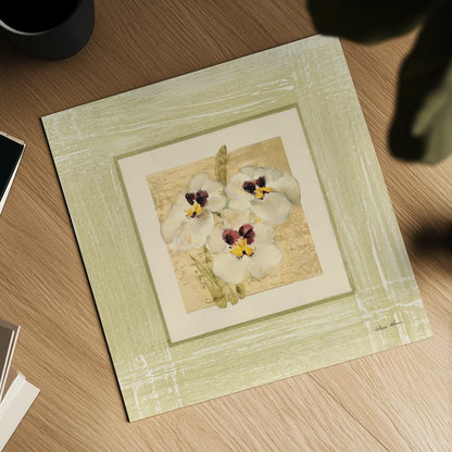 Exotic Floral I by Cheri Blum. Shown as a detailed flat fine art print, highlighting archival giclee quality. Available as an archival giclee rolled canvas, fine art paper, or poster print. SKU 8228a.