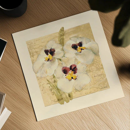 Exotic Floral I Crop by Cheri Blum. Shown as a detailed flat fine art print, highlighting archival giclee quality. Available as an archival giclee rolled canvas, fine art paper, or poster print. SKU 88529a.