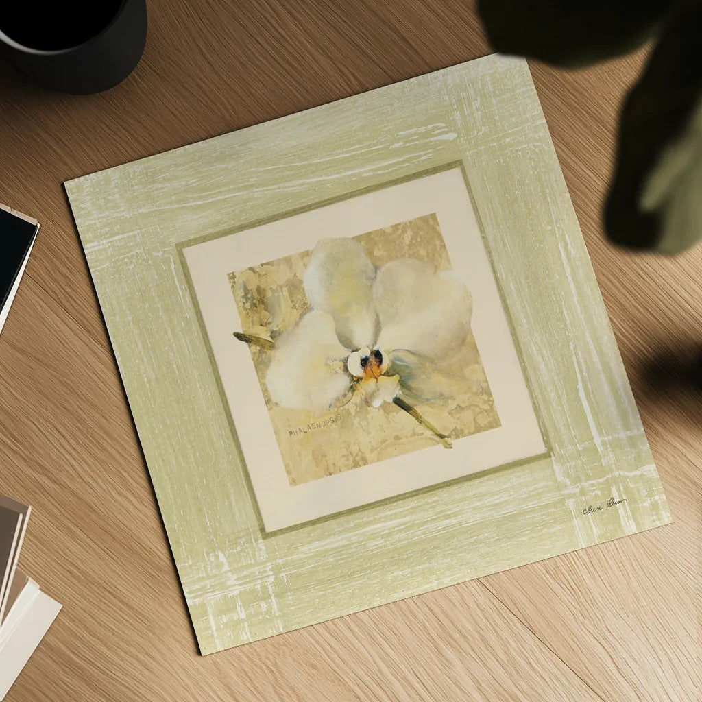 Exotic Floral III by Cheri Blum. Shown as a detailed flat fine art print, highlighting archival giclee quality. Available as an archival giclee rolled canvas, fine art paper, or poster print. SKU 8230a.