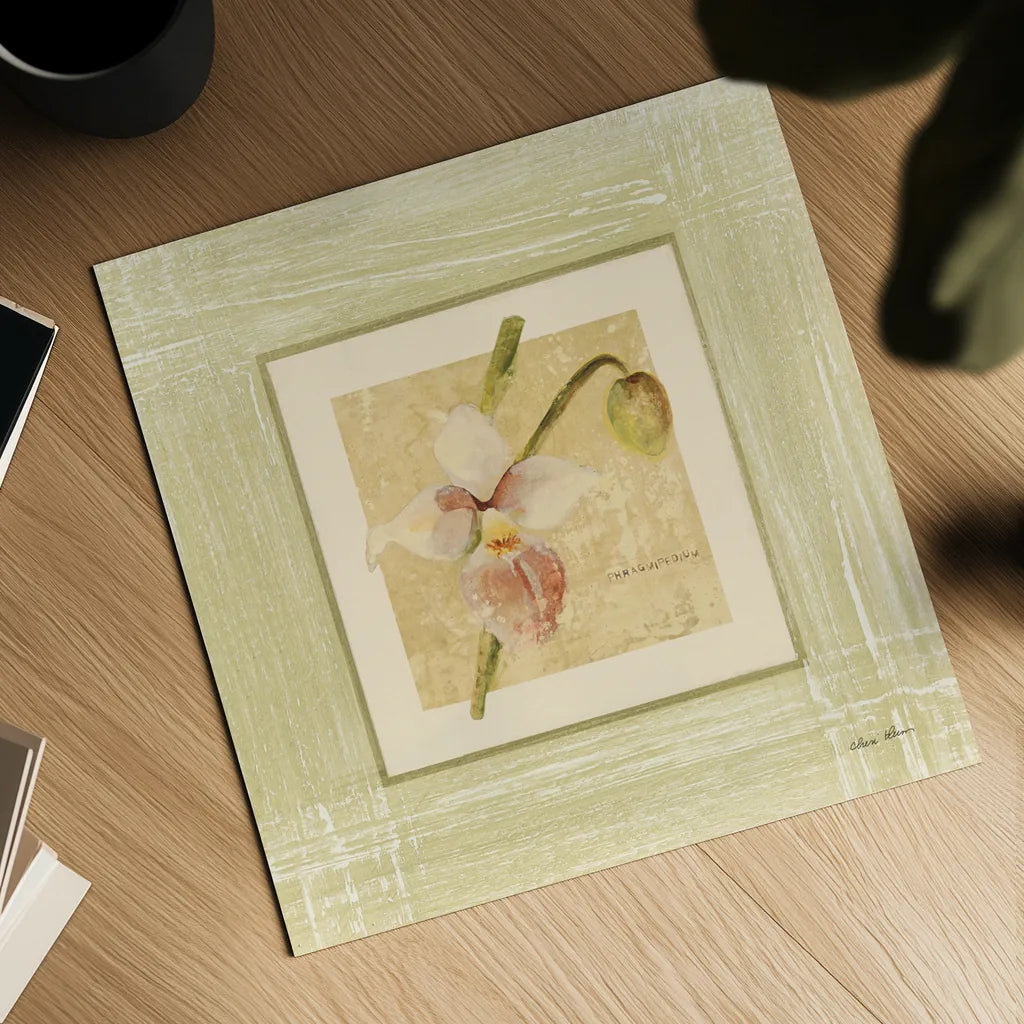 Exotic Floral IV by Cheri Blum. Shown as a detailed flat fine art print, highlighting archival giclee quality. Available as an archival giclee rolled canvas, fine art paper, or poster print. SKU 8231a.