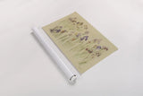 Field of Irises by Cheri Blum. shown as a rolled paper print. Available as archival giclee rolled canvas, fine art paper, or poster print. SKU 7223i.
