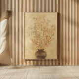 Flowering Apple by Cheri Blum. shown as over sized large wall art. Available as an archival giclee rolled canvas, fine art paper, or poster print. SKU 6951h.