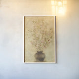 Flowering Apple by Cheri Blum. shown as a paper print in a white frame. Available as a archival giclee rolled canvas, fine art paper, or poster print. SKU 6951h.