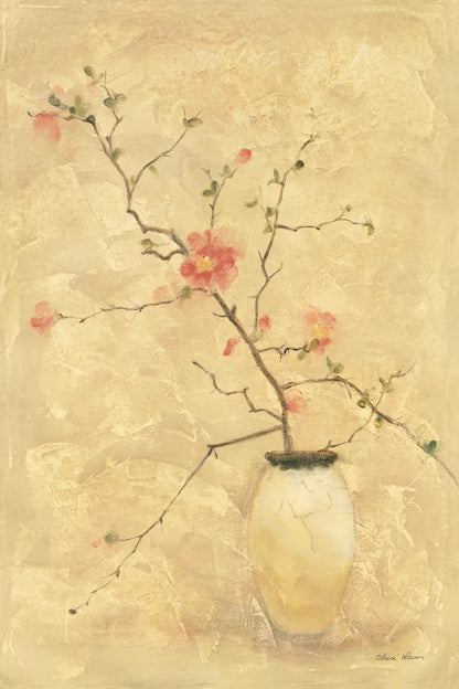 Flowering Quince by Cheri Blum. SKU 6950h. Archival Giclee Fine art print for wall decor.