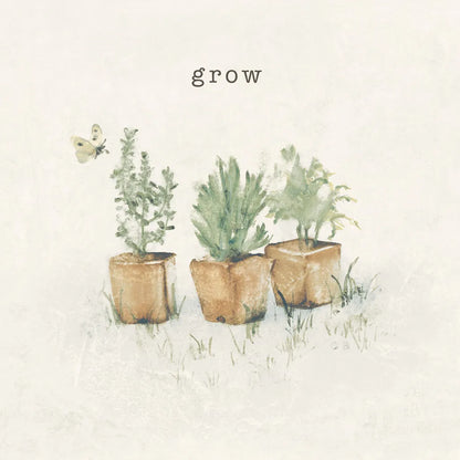 Garden Plants by Cheri Blum. SKU 71501a. Archival Giclee Fine art print for wall decor.