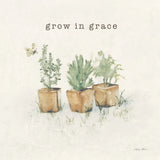 Garden Plants Grace by Cheri Blum. SKU 91499a. Archival Giclee Fine art print for wall decor.