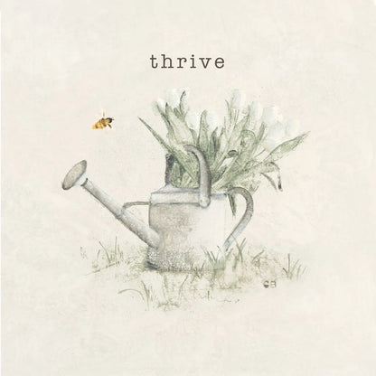 Garden Watering Can by Cheri Blum. SKU 71382a. Archival Giclee Fine art print for wall decor.