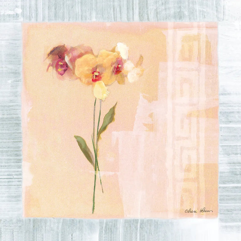 Graceful Orchids I by Cheri Blum. SKU 7480a. Archival Giclee Fine art print for wall decor.
