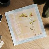 Graceful Orchids II by Cheri Blum. Shown as a detailed flat fine art print, highlighting archival giclee quality. Available as an archival giclee rolled canvas, fine art paper, or poster print. SKU 7481a.