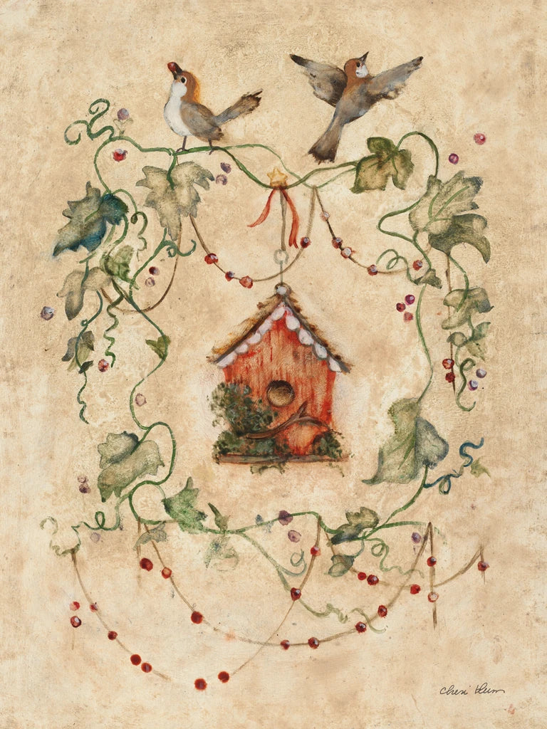 Holiday Birdhouse by Cheri Blum
