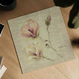 Magnolia Blossomjpg by Cheri Blum. Shown as a detailed flat fine art print, highlighting archival giclee quality. Available as an archival giclee rolled canvas, fine art paper, or poster print. SKU 7022a.