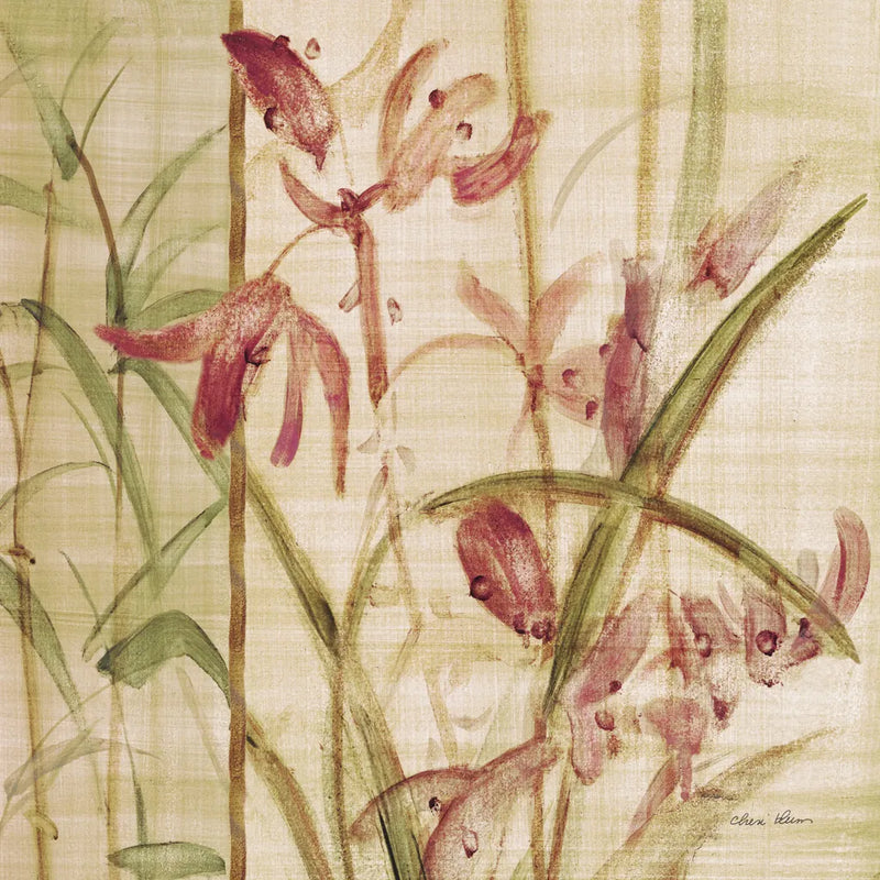 Orchids I Crop by Cheri Blum. SKU 90126a. Archival Giclee Fine art print for wall decor.