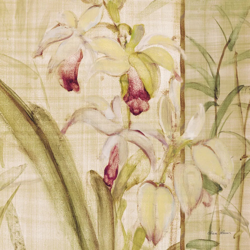 Orchids II Crop by Cheri Blum. SKU 90127a. Archival Giclee Fine art print for wall decor.