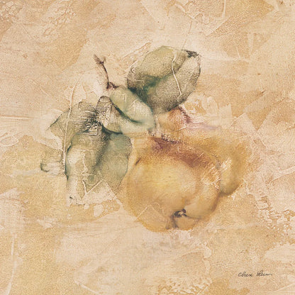 Pears Square by Cheri Blum. SKU 7023a. Archival Giclee Fine art print for wall decor.