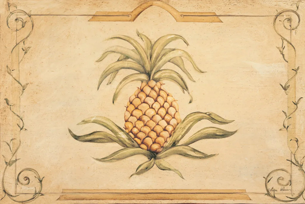 Pineapple by Cheri Blum. SKU 90759i. Archival Giclee Fine art print for wall decor.
