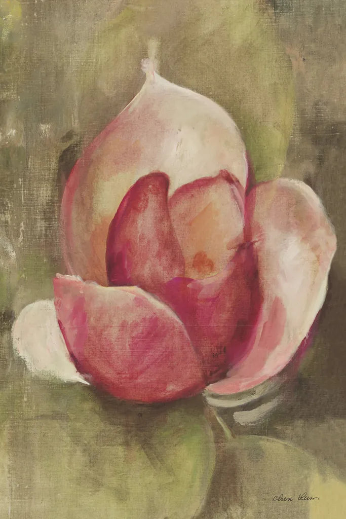 Pink Blossom Crop by Cheri Blum. SKU 90129h. Archival Giclee Fine art print for wall decor.