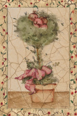 Pomegranate Topiary by Cheri Blum. SKU 7050h. Archival Giclee Fine art print for wall decor.