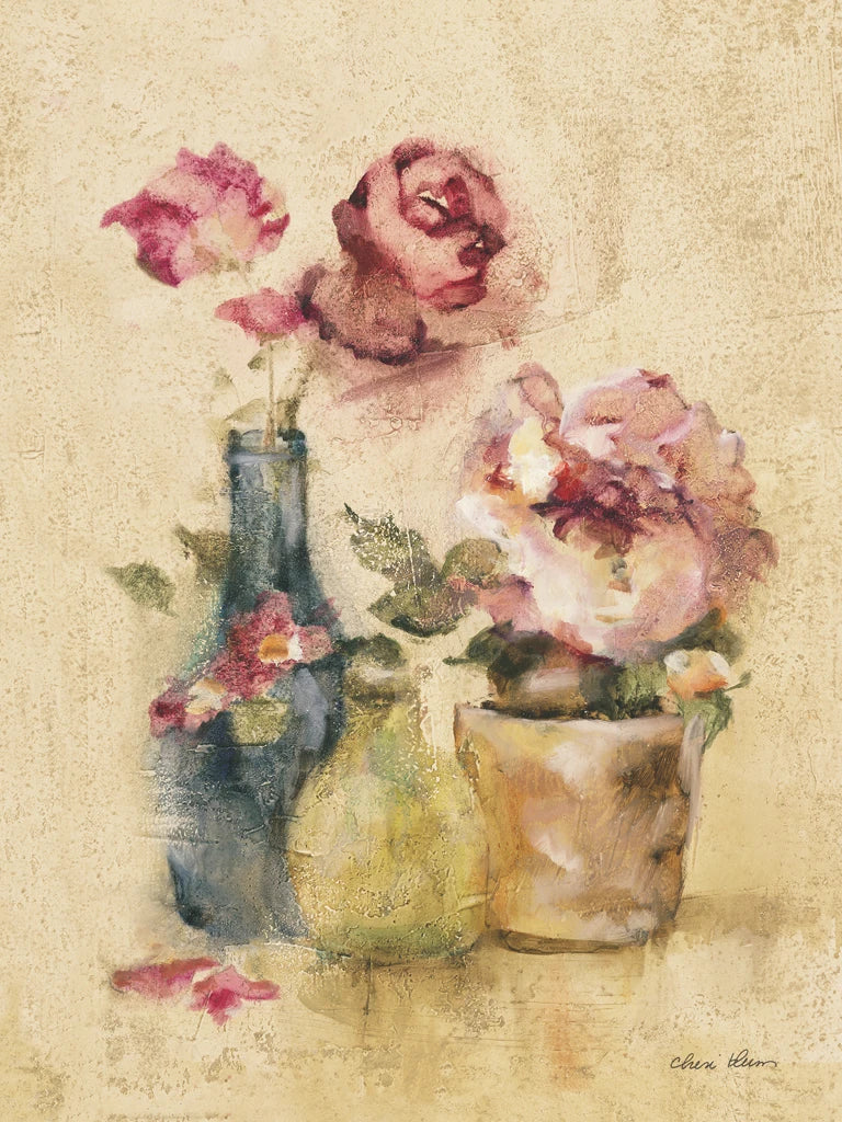 Potted Roses III by Cheri Blum