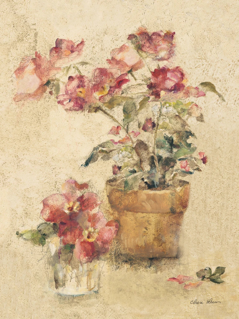 Potted Roses IV by Cheri Blum