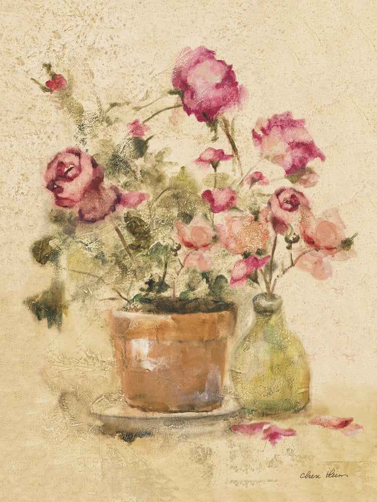 Potted Roses VI by Cheri Blum