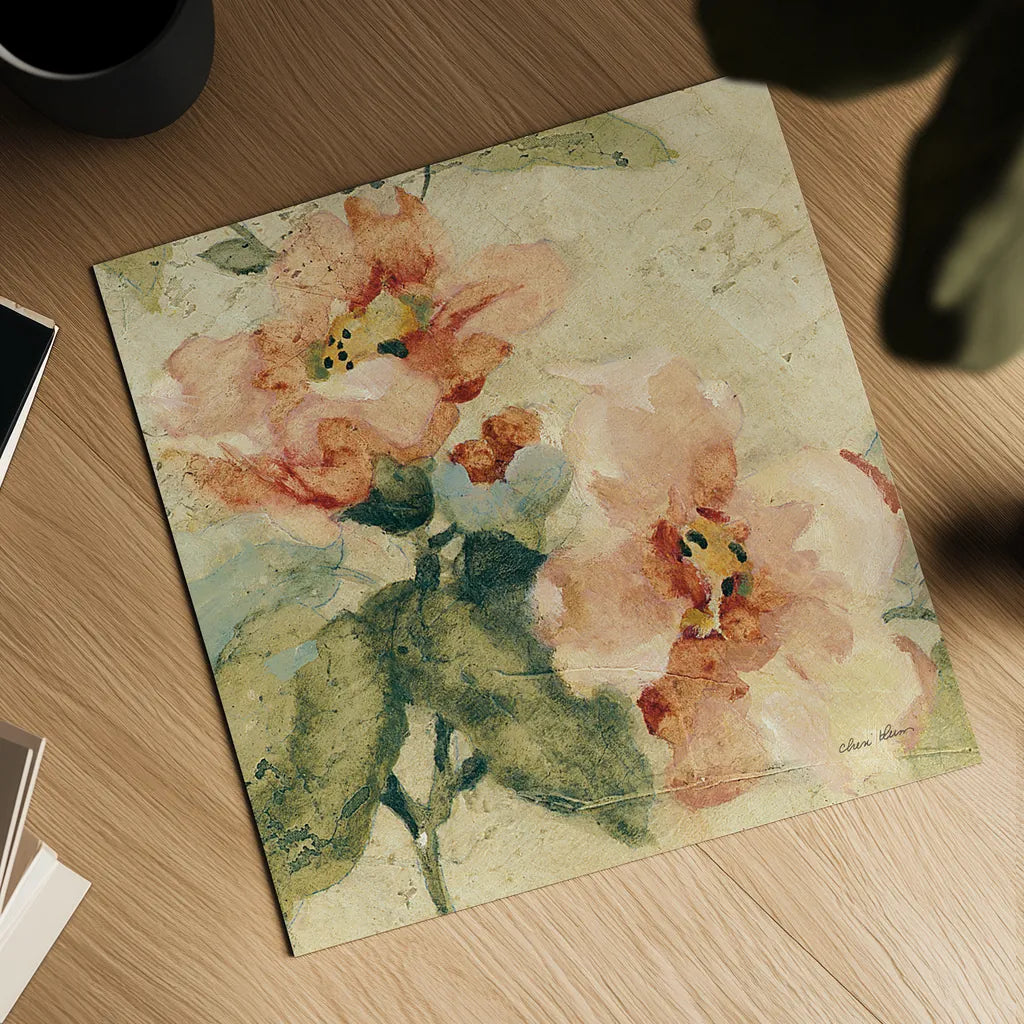 Provence Rose Crop I by Cheri Blum. Shown as a detailed flat fine art print, highlighting archival giclee quality. Available as an archival giclee rolled canvas, fine art paper, or poster print. SKU 90753a.