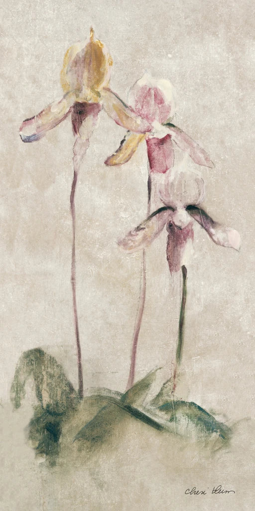Purple Dancing Orchid Panel II by Cheri Blum