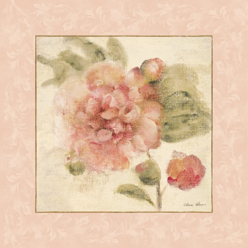 Rose Acanthus II by Cheri Blum. SKU 8112a. Archival Giclee Fine art print for wall decor.