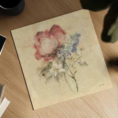 Rose Nosegay by Cheri Blum. Shown as a detailed flat fine art print, highlighting archival giclee quality. Available as an archival giclee rolled canvas, fine art paper, or poster print. SKU 88375a.