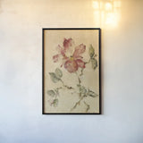 Southern Floral I by Cheri Blum. shown as a paper print in a black flame. Available as a archival giclee rolled canvas, fine art paper, or poster print. SKU 7472h.