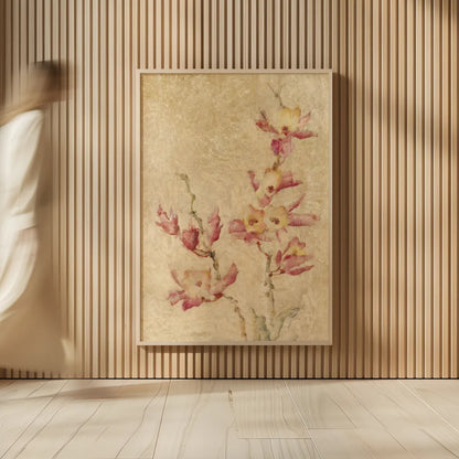 Southern Floral I by Cheri Blum. shown as over sized large wall art. Available as an archival giclee rolled canvas, fine art paper, or poster print. SKU 7473h.