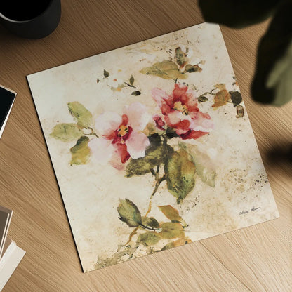 Spring Roses III by Cheri Blum. Shown as a detailed flat fine art print, highlighting archival giclee quality. Available as an archival giclee rolled canvas, fine art paper, or poster print. SKU 7431a.