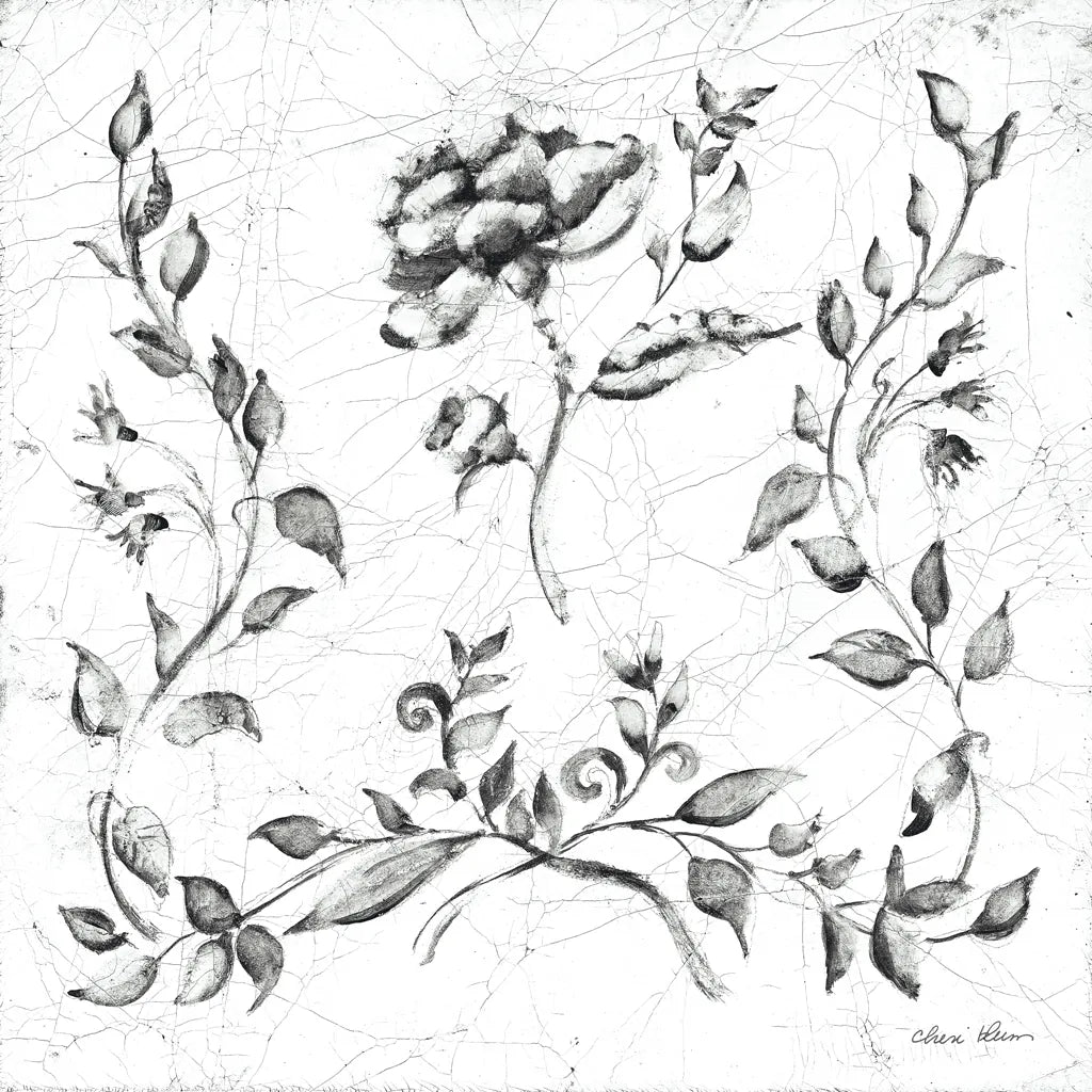 Swedish Tile I BW by Cheri Blum. SKU 90541a. Archival Giclee Fine art print for wall decor.