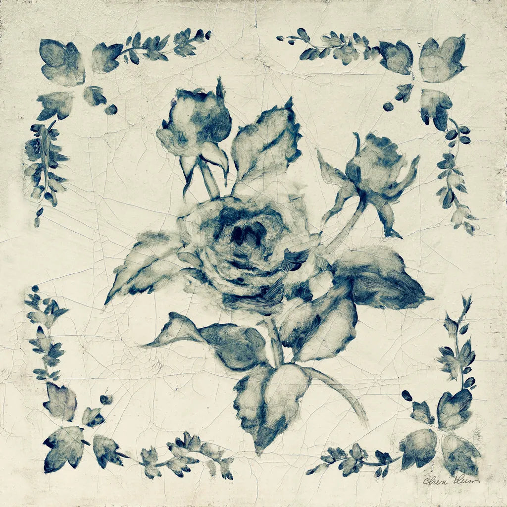 Swedish Tile II by Cheri Blum. SKU 26608a. Archival Giclee Fine art print for wall decor.