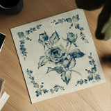 Swedish Tile II by Cheri Blum. Shown as a detailed flat fine art print, highlighting archival giclee quality. Available as an archival giclee rolled canvas, fine art paper, or poster print. SKU 26608a.