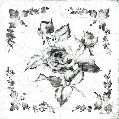 Swedish Tile II BW by Cheri Blum. SKU 90542a. Archival Giclee Fine art print for wall decor.