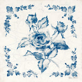 Swedish Tile II Blue by Cheri Blum. SKU 90546a. Archival Giclee Fine art print for wall decor.