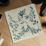 Swedish Tile IV by Cheri Blum. Shown as a detailed flat fine art print, highlighting archival giclee quality. Available as an archival giclee rolled canvas, fine art paper, or poster print. SKU 26610a.