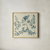 Swedish Tile IV by Cheri Blum. Shown in a natural wood glass frame for a timeless modern aesthetic. Available as an archival giclee rolled canvas, fine art paper, or poster print. SKU 26610a.