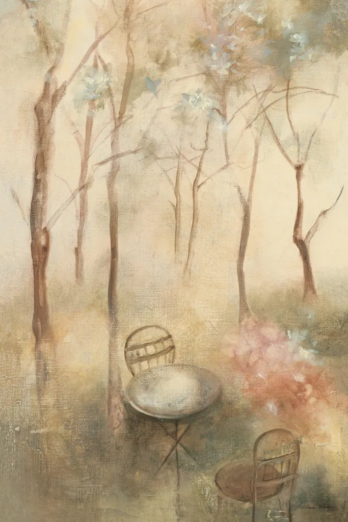 Table for Two Crop by Cheri Blum. SKU 88657h. Archival Giclee Fine art print for wall decor.