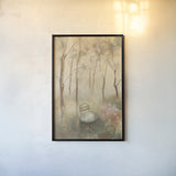 Table for Two Crop by Cheri Blum. shown as a paper print in a black flame. Available as a archival giclee rolled canvas, fine art paper, or poster print. SKU 88657h.