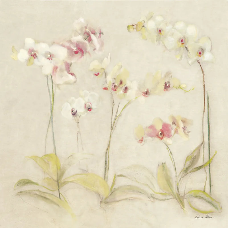 The Dance of the Orchids II by Cheri Blum. SKU 90392a. Archival Giclee Fine art print for wall decor.