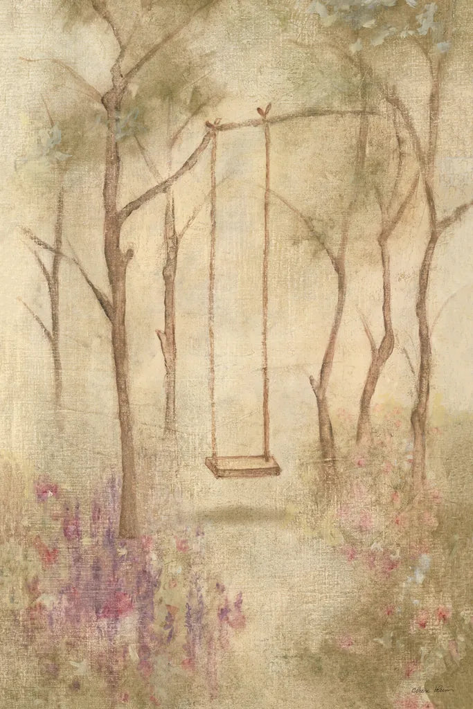 The Swing Crop by Cheri Blum. SKU 88656h. Archival Giclee Fine art print for wall decor.