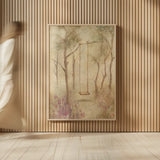 The Swing Crop by Cheri Blum. shown as over sized large wall art. Available as an archival giclee rolled canvas, fine art paper, or poster print. SKU 88656h.