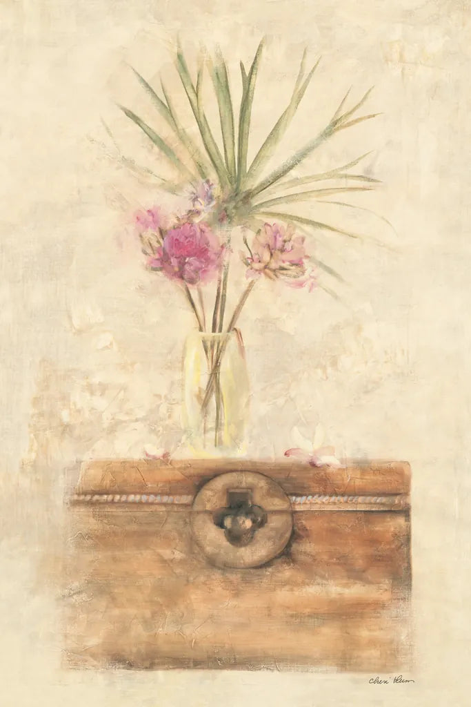 Trunk with Palm Frond by Cheri Blum. SKU 7185h. Archival Giclee Fine art print for wall decor.