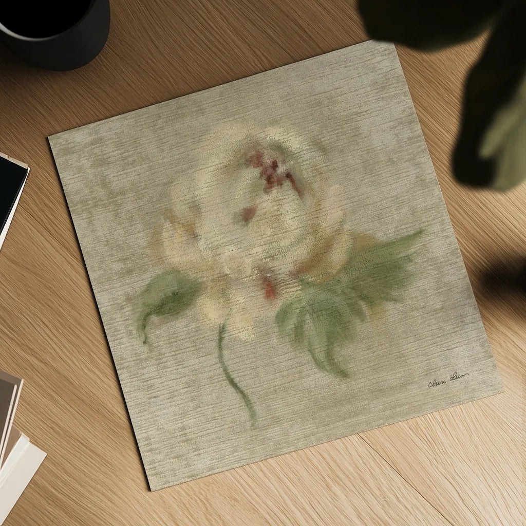 Velvet Rose by Cheri Blum. Shown as a detailed flat fine art print, highlighting archival giclee quality. Available as an archival giclee rolled canvas, fine art paper, or poster print. SKU 88658a.