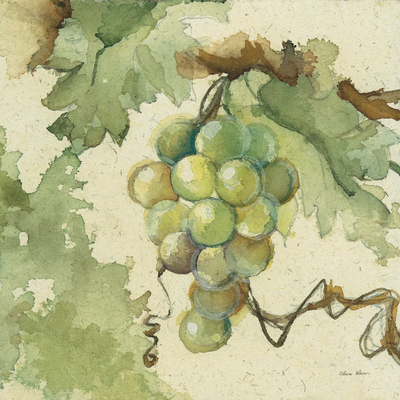 Vintage Chardonay by Cheri Blum. SKU 7585a. Archival Giclee Fine art print for wall decor.
