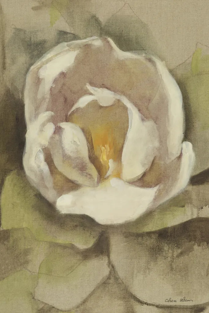 White Blossom Crop by Cheri Blum. SKU 90128h. Archival Giclee Fine art print for wall decor.