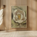White Blossom Crop by Cheri Blum. shown as over sized large wall art. Available as an archival giclee rolled canvas, fine art paper, or poster print. SKU 90128h.
